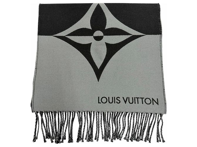 Louis Vuitton Wool Cashmere Stole Black