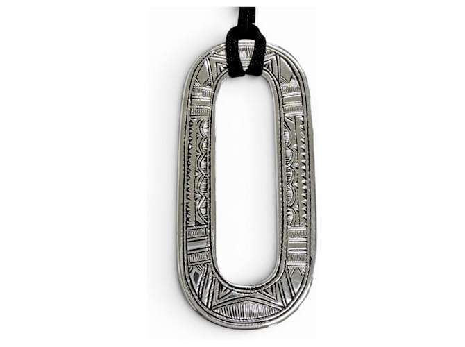 Hermès Collana con pendente Touareg Hermes Argento 