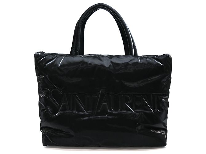 Borsa Tote Wide Buffer Saint Laurent nera Nero