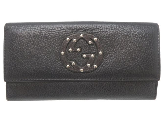 Gucci Interlocking Long Wallet Black