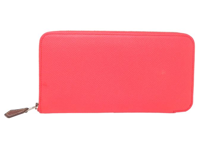 Cartera larga Azap Hermès en Epsom Rose Texas