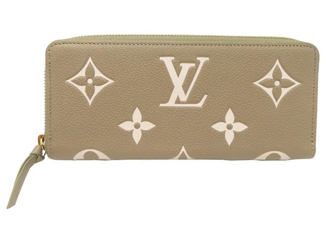 Cartera larga Clemence para mujer Louis Vuitton Crudo Caqui