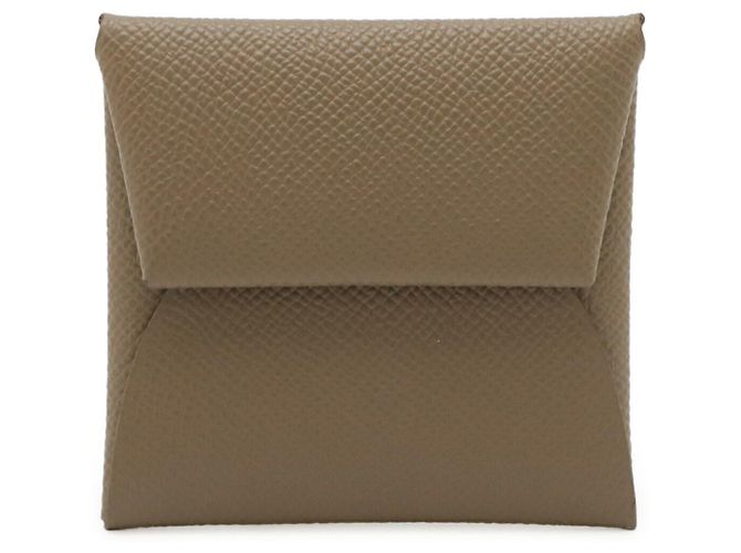 Portafoglio Bastia in vitello Epsom Hermès Marrone