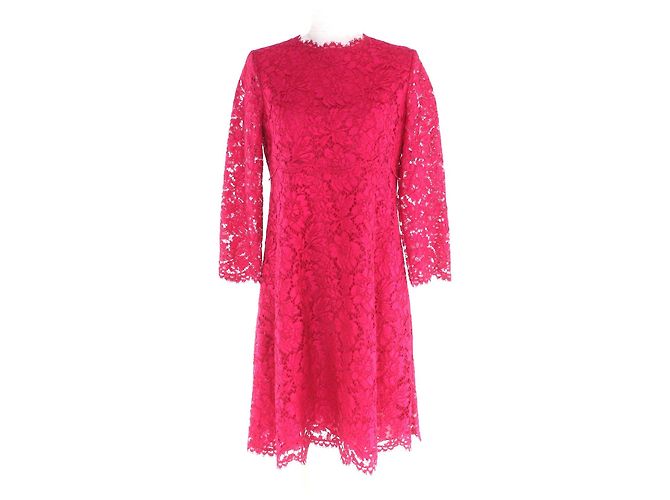 Vestido de algodón Valentino Rosa