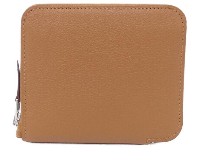 Hermès Hermes COLLIERS DE CHIENS Silk In Compact Wallet Brown