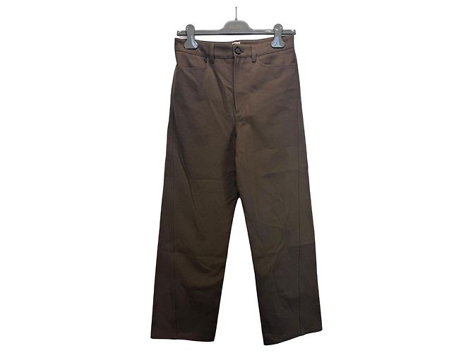 Totême Relaxed Twisted Hose Braun