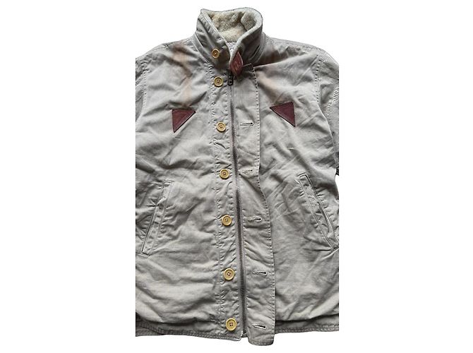 visvim Deckhand Gore-Tex Windstopper N-1 Deck Jacke Beige