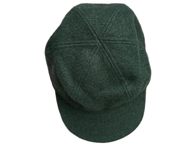 visvim Honus Cap Tweed - Verde Escuro