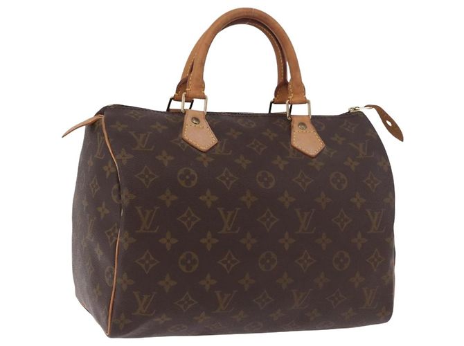 LOUIS VUITTON Bolsa Monogram Speedy 30 M41526 LV Auth 187948V Monograma