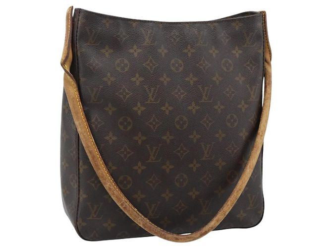 LOUIS VUITTON Bolsa de Ombro Monogram Looping GM M51145 LV Auth fm5365 Monograma
