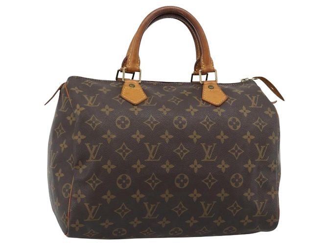 LOUIS VUITTON Bolso Monogram Speedy 30 M41526 LV Auth 188523A Monograma