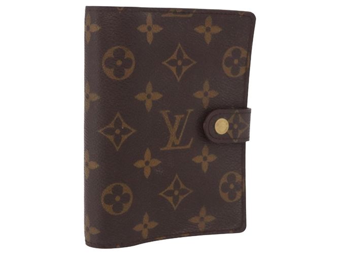 LOUIS VUITTON Monogram Agenda PM Day Planner Cover R20005 LV Auth bs35665 Monograma