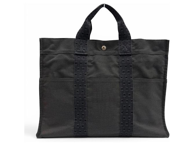 Hermès Hermes Herline MM Sellier Button Tote Bag Braun