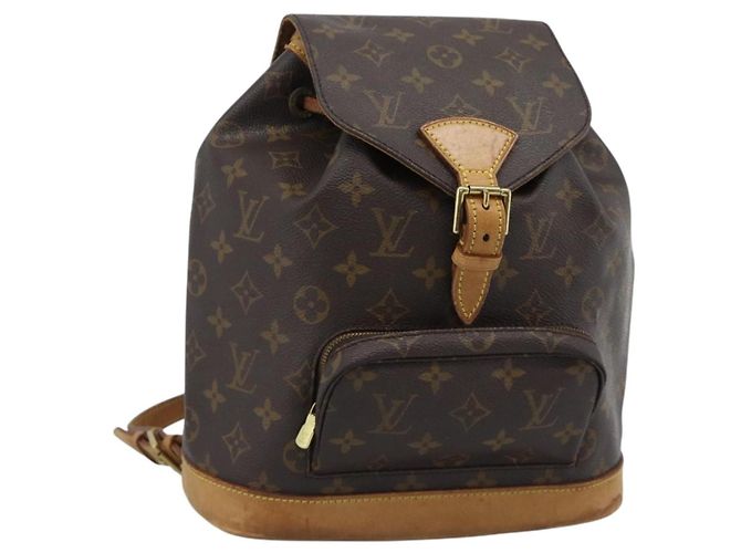 LOUIS VUITTON Monogram Montsouris MM Rucksack M51136 LV Auth 188708 Monogramm
