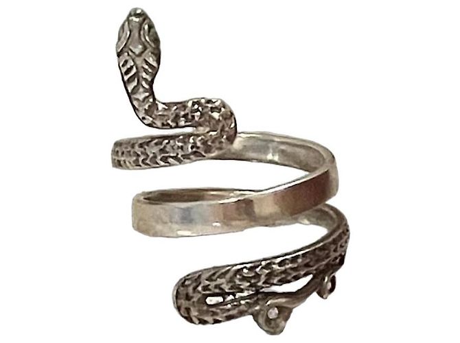 Autre Marque Sterling Silber Schlangenring