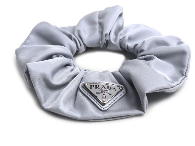 Scrunchie in Re Nylon Prada Accessorio per capelli Marrone 