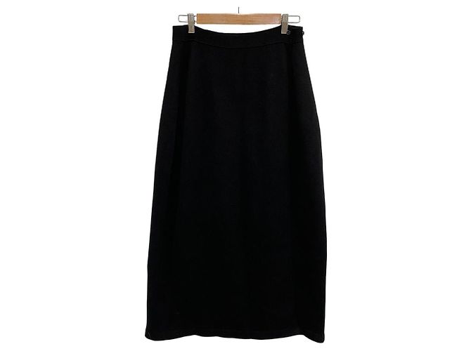 Autre Marque Gonna lunga in maglia YANG LI Nero