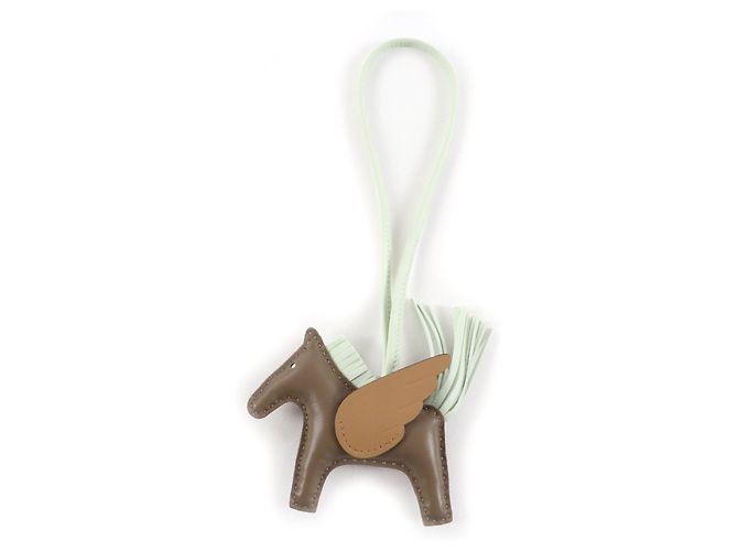 Hermès Rodeo Pegasus PM Charm Braun