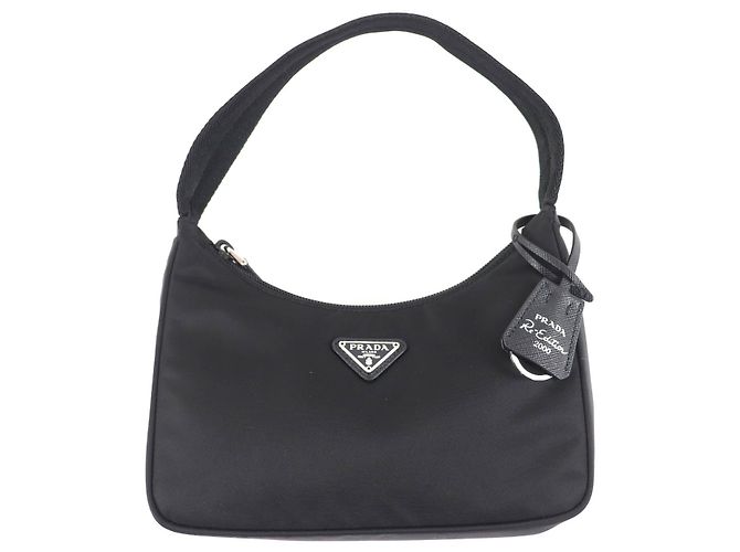 Mini bolsa Re-Edition 2000 Re-Nylon Prada Preto