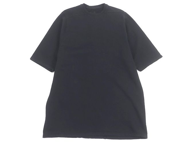 Rick Owens Dark Shadow Baumwoll-T-Shirt Schwarz