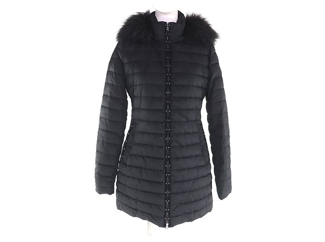Emporio Armani Polyestermantel Schwarz