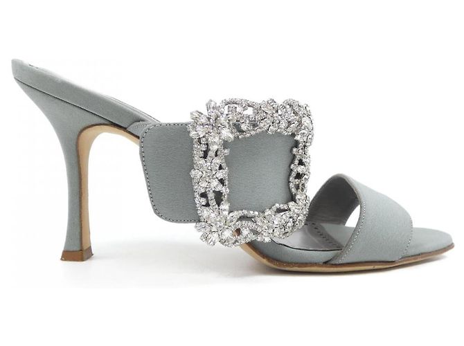 Sandali Manolo Blahnik Marrone
