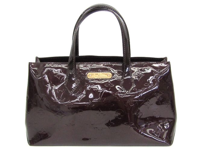 Bolso Louis Vuitton Monogram Vernis Wilshire PM Burdeos