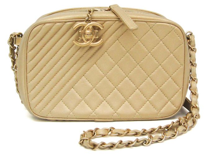 Camera Borsa a tracolla Chanel Cocoboy A92655 D'oro