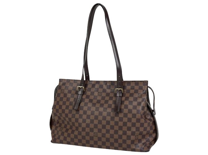 Borsa Tote Louis Vuitton Chelsea Marrone
