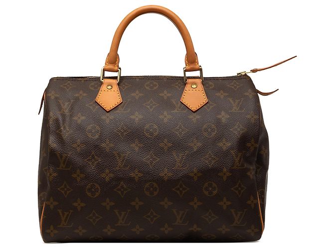 Louis Vuitton Marron Monogram Speedy 30