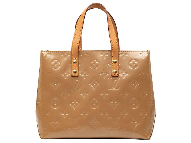 Louis Vuitton Marrone Monogram Vernis Reade PM Marrone chiaro