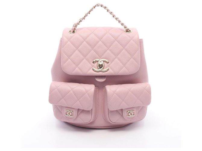 Mini mochila/bolsa de mão Chanel em rosa