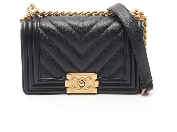 Bolso de Hombro Chanel Boy Small Negro