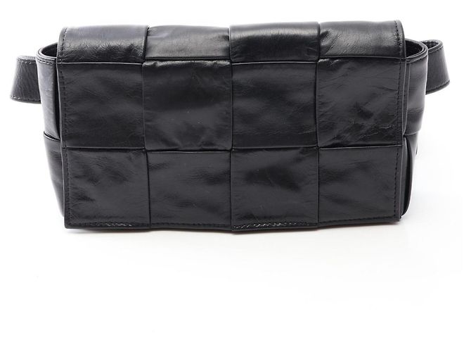 Borsa a tracolla Cassette Bottega Veneta Nero