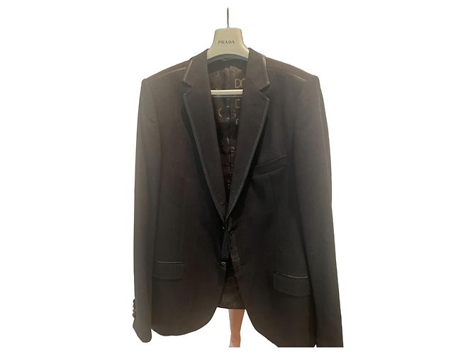 Dolce & Gabbana Wollblazer Schwarz