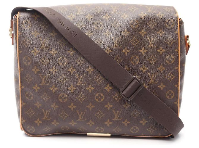 Borsa a Spalla Louis Vuitton Abesses Marrone Monogramma