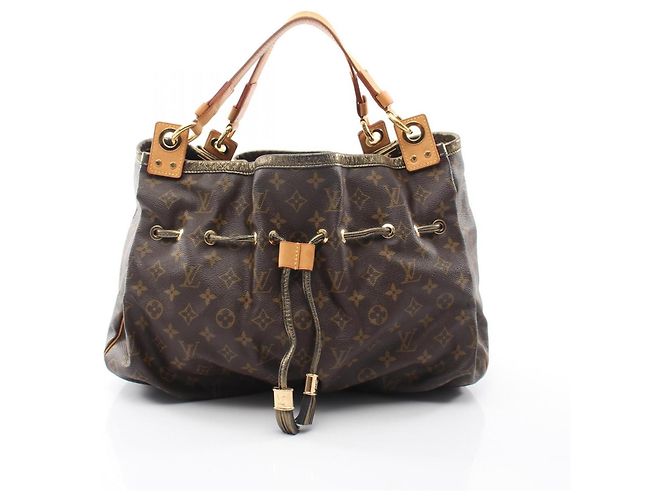 Bolsa Tote Irene Louis Vuitton Marrom Monograma