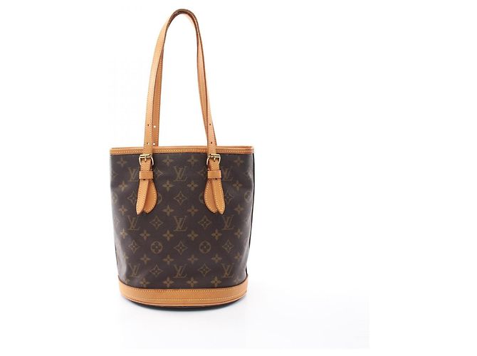 Bolsa Bucket PM Louis Vuitton Marrom