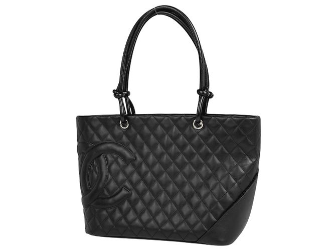 Sac cabas large Chanel Cambon Line Noir