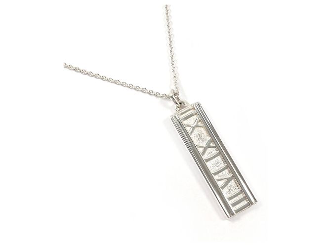 Tiffany & Co Tiffany Atlas Bar Halskette Silber