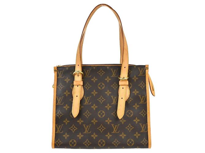 Tote Popincourt Louis Vuitton Monogram Canvas Haut Marrom