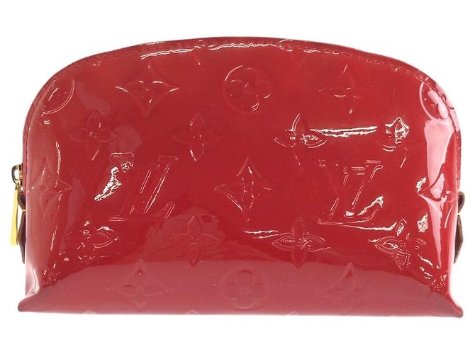 Neceser de charol Louis Vuitton Roja