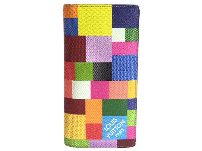 Portafoglio lungo Louis Vuitton Damier Graphite Multicolore