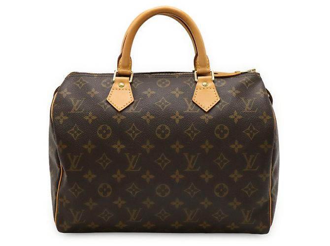 Sac à main Louis Vuitton Monogram Speedy 30 Marron