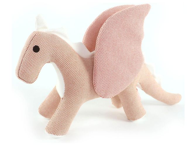 Hermès Plüschdrache Epope Baumwoll-Plüschpuppe Pink