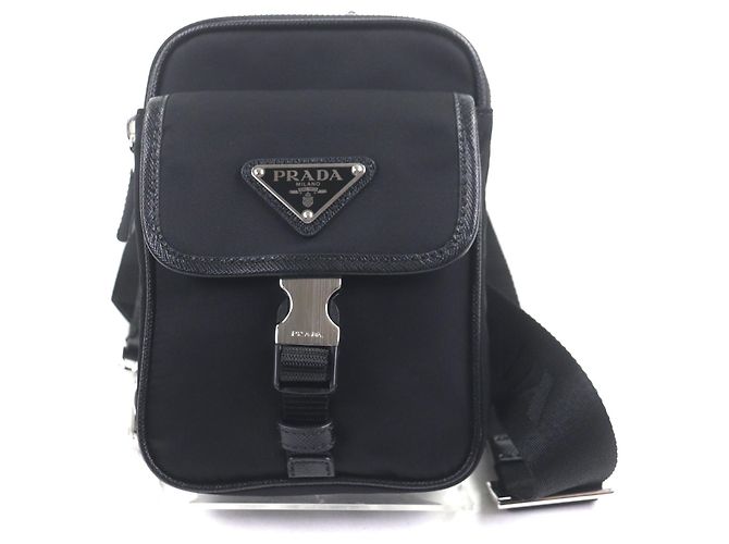 Custodia per smartphone in Re-Nylon Prada Nero