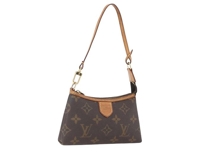 Louis Vuitton Delightful Pochette Monogram Canvas Mini Marron