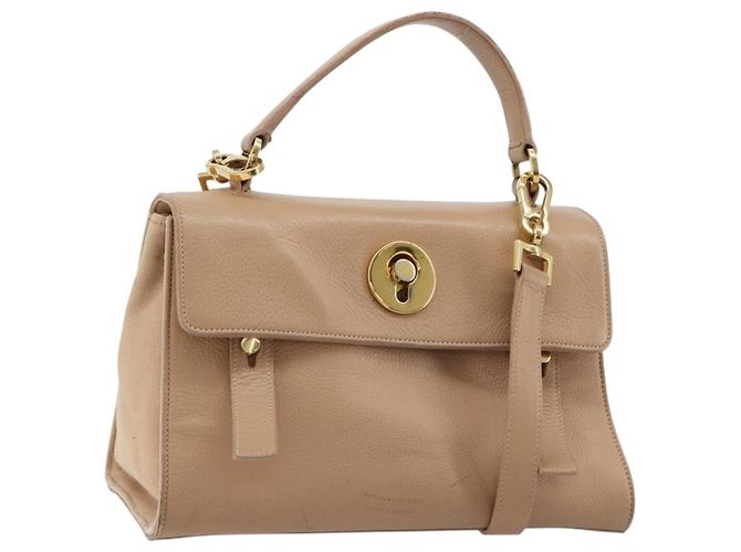 Saint Laurent Muse Two Leather Medium Beige