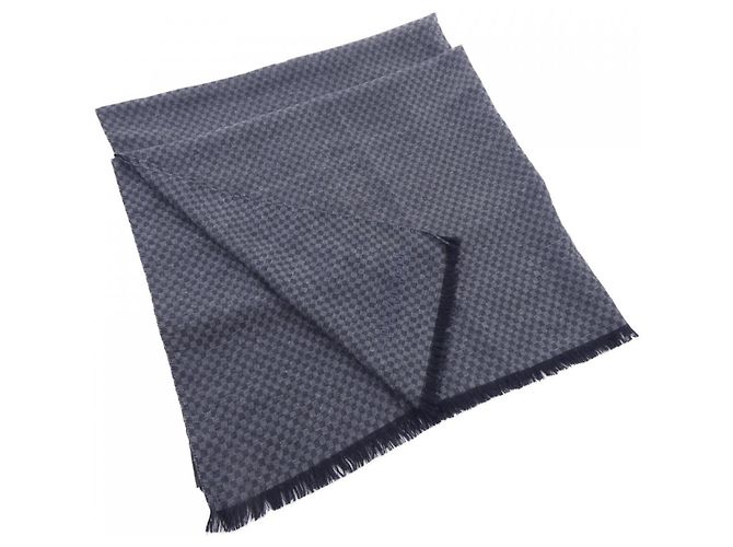 Louis Vuitton Etol Damier Obsession Schal Braun Schwarz