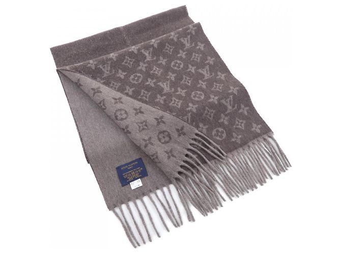Sciarpa Louis Vuitton Monogram Gradient Marrone 